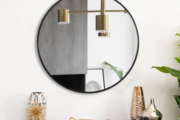 Circle mirror wall decor