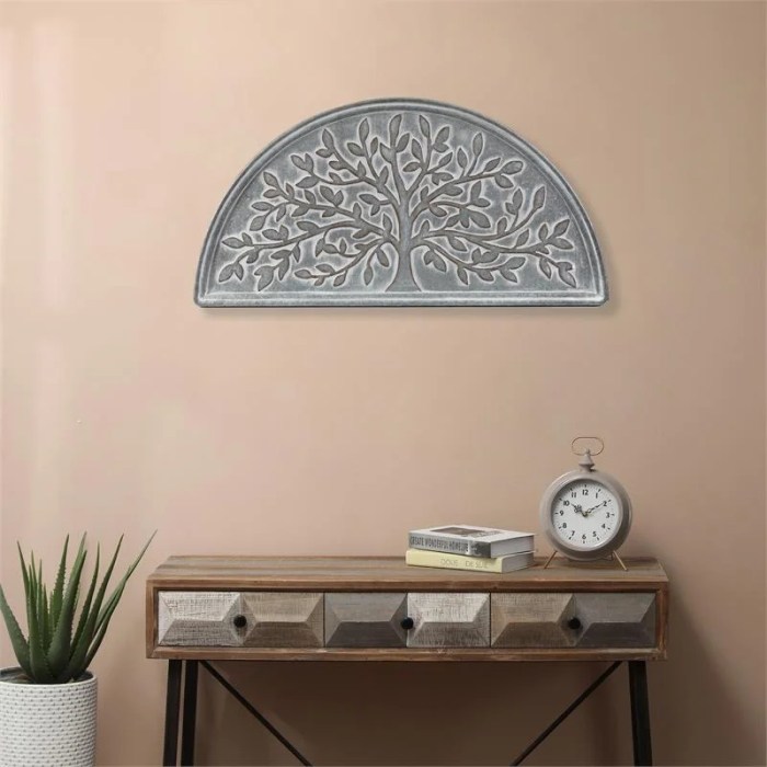 Half moon wall decor