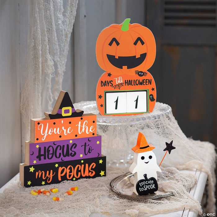 Halloween table top decor