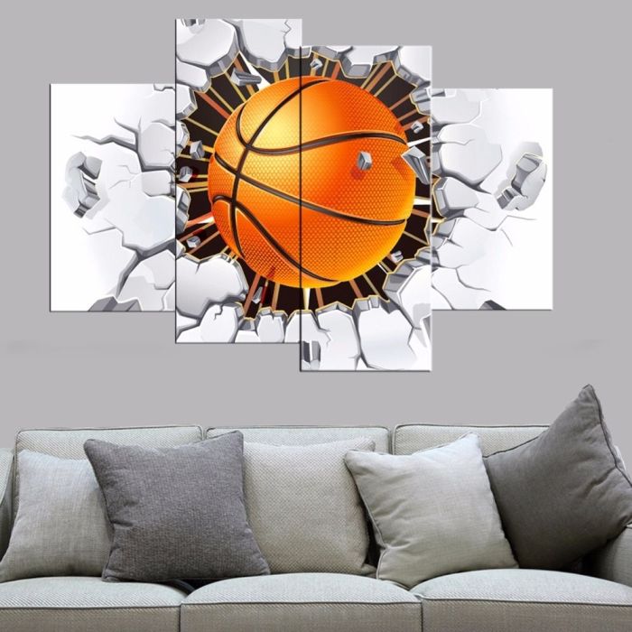 Basketball wall art decor