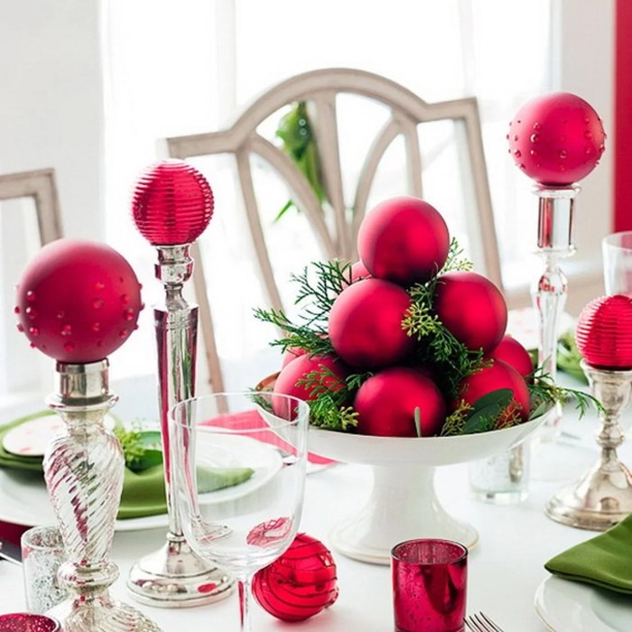 Christmas table decor ideas