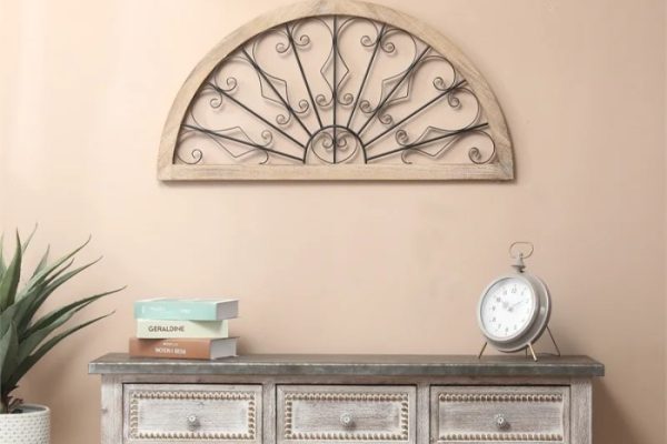 Half moon wall decor