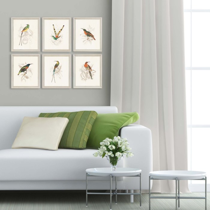 Wall decor with frames