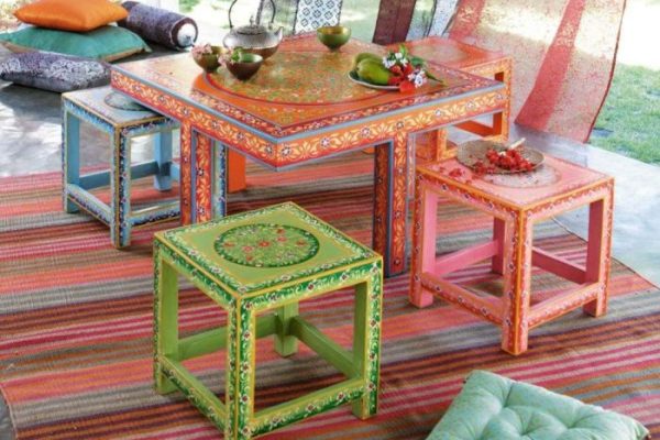 Boho coffee table decor ideas