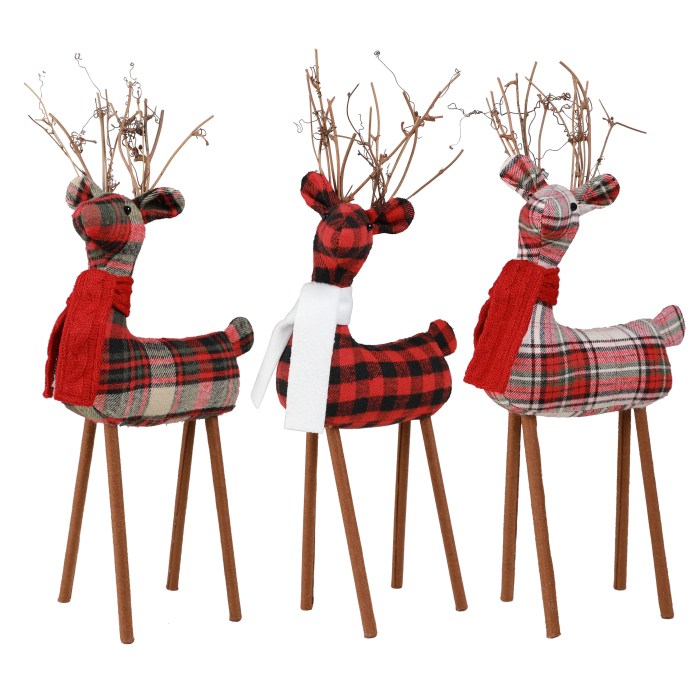 Table top reindeer decor