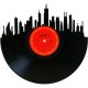 Vinyl record wall decor