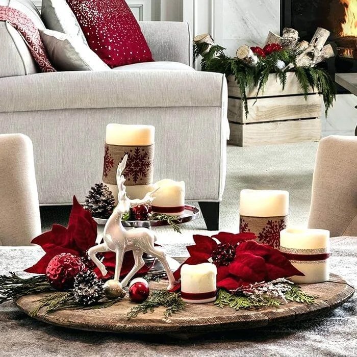 Coffee table decor simple