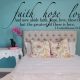 Faith love hope wall decor