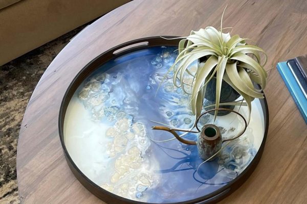 Coffee table trays decor