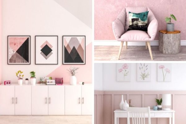 Pink wall decor ideas