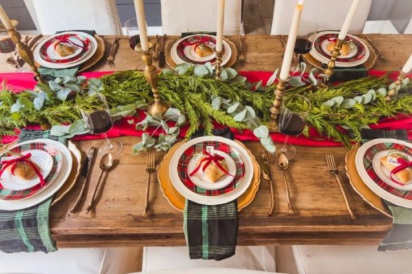 Christmas table decor ideas