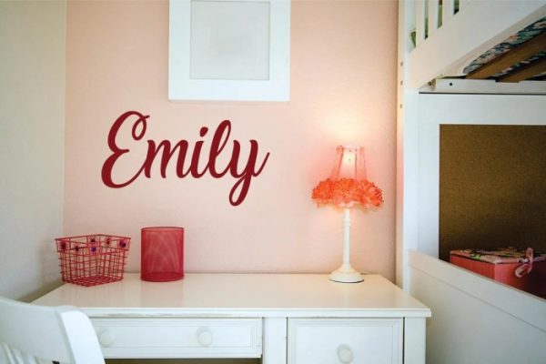 Names on wall decor