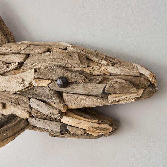 Driftwood branch wall decor