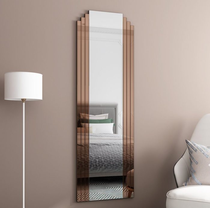 Full length wall mirror decor