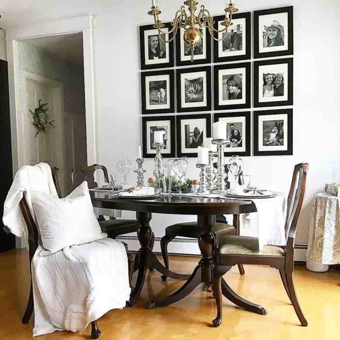 Dining room decor wall