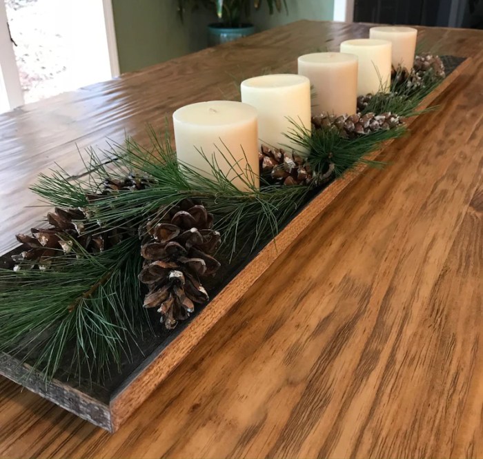 Center table tray decor