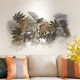 Metal leaf wall decor