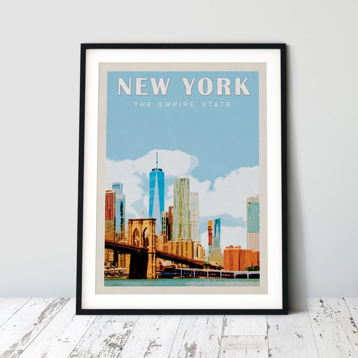 New york wall decor