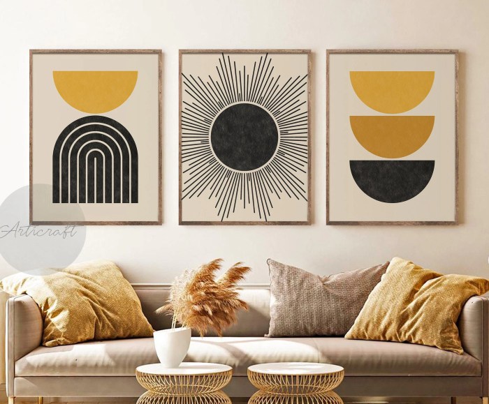 3 piece set wall decor