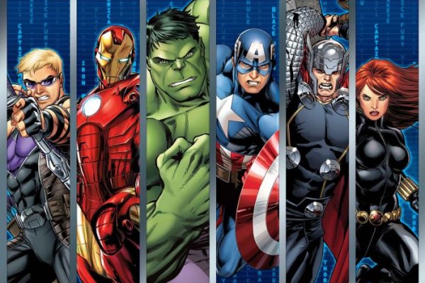 Marvel comics wall decor