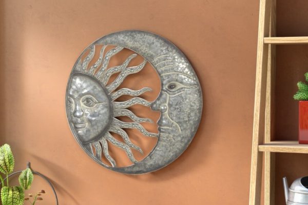 Sun moon wall decor