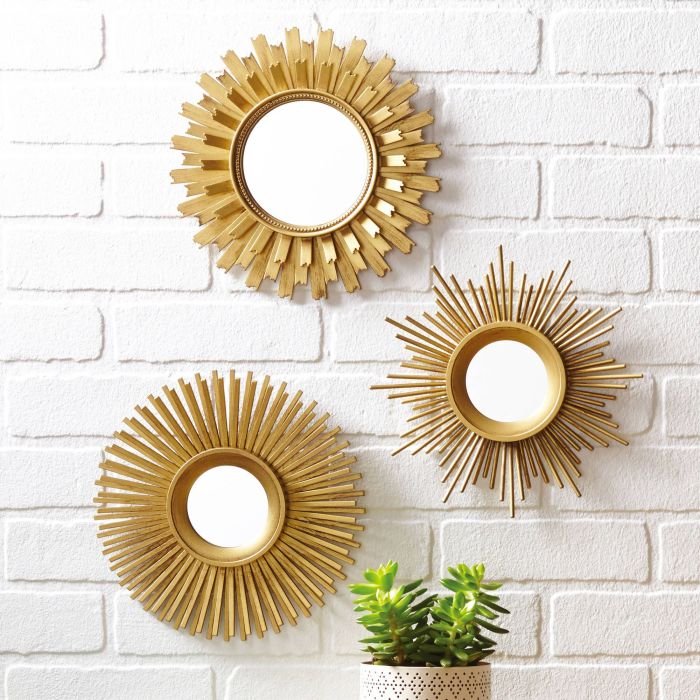 Small mirrors for wall decor