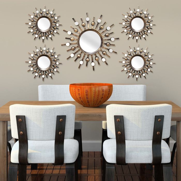 Small mirror wall decor