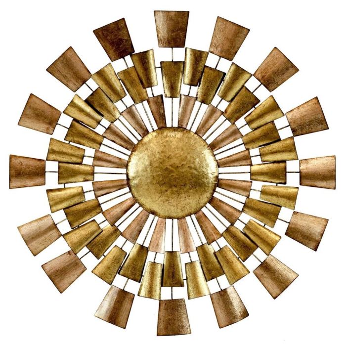 Metal gold wall decor