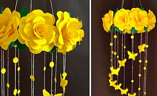 Flower wall decor ideas