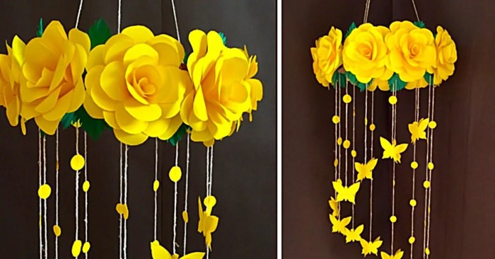 Flower wall decor ideas