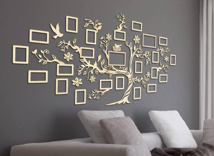 Family tree wall decor ideas