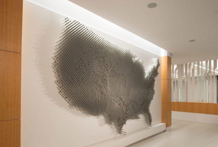 Contemporary office wall decor