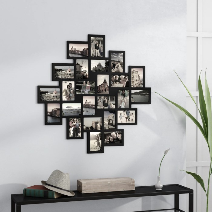 Picture frames collage wall decor