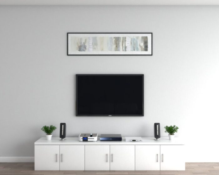 Over tv wall decor