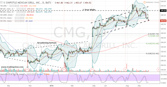 Cmg stock price