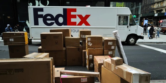 Fedex stock price