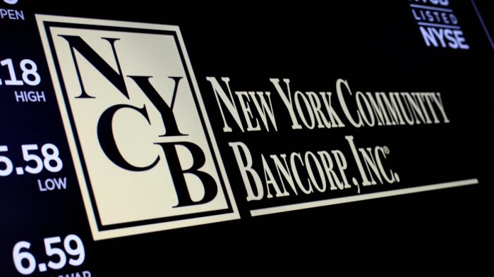 Nycb stock price