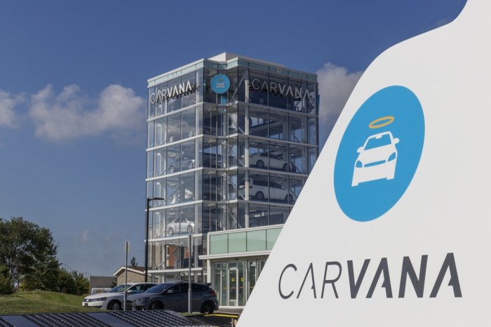 Carvana stock price